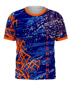 ผู้ผลิตชุดยูนิฟอร์มทีมชายแบบสั่งทำพิเศษ (OEM) เสื้อกีฬาถักแบบเป็นทางการ ผลิตจากโพลีเอสเตอร์/คอตตอน พิมพ์ลายดิจิทัล แขนสั้น คอเสื้อแบบพิเศษ - Product Image 1