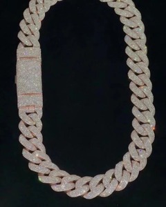 Collar de Cadena de Diamantes Reales de Lujo y Calidad Premium en Oro Blanco con Diseño Minimalista Atemporal Disponible al Mejor Precio del Mercado - Product Image 4