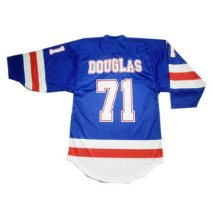 Venta al por Mayor de Camisetas de Hockey sobre Hielo Sublimadas con Diseños de "Costuras Falsas" para Ligas Económicas, Precio de Fábrica - Product Image 5