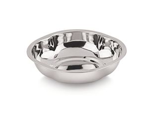 Tazón de Cocina Multiusos de Acero Inoxidable con Borde Curvo, Tazón Profundo para Almacenamiento y Mezcla de Alimentos, Material Metálico - Product Image 3