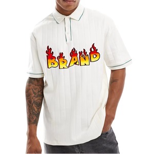 Camiseta Polo de Alta Calidad para Hombre, 100% Algodón, Lisa, con Logotipo Personalizado, Transpirable, para Golf, Tejido de Punto Sublimado, Venta al Por Mayor - Product Image 4