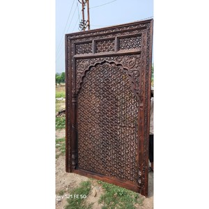 Handcrafted Sheesham Wood Jali Photo <b>Frame</b>- Lightweight Traditional Indian Tabletop Wholesale - Product Image 3