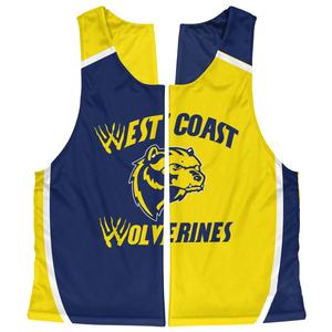 Service OEM pour les pinnies de crosse sublimés imprimés réversibles de taille plus avec numéro de nom de logo personnalisé 100% Polyester - Product Image 5