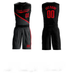 Uniforme de Entrenamiento de Baloncesto de Fábrica OEM, Jersey Transpirable y Duradero con Nombre del Equipo Personalizado - Product Image 1