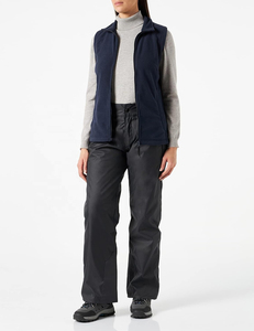 Chaleco Unisex de Alta Calidad, Color Crema, Forro Polar, Resistente al Viento, Cierre de Cremallera, Cuello Alto, Informal, con Bolsillos, para Otoño - Product Image 5