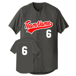 Camiseta de Béisbol Personalizada con Botones, para Jóvenes, de Poliéster, Uniforme Deportivo, Proveedor Mayorista OEM - Product Image 3