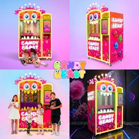 Distributeur automatique de bonbons Futurieno 2026 Nouvelle Version Candy Beast avec écran tactile 21,5 pouces, capacité de 150 gobelets, conforme ADA