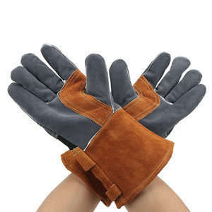 Gants de pompier tactiques en cuir sur mesure, longueur coude, ignifuges, équipement de protection haute qualité résistant au feu - Product Image 4