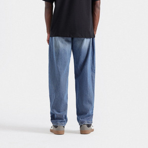 Pantalones Vaqueros Anchos Y2K de Cintura Alta con Efecto Desgastado, Pantalones de Mezclilla de Alta Calidad en Oferta para Hombre - Product Image 2