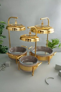 <b>Casserole</b> Hot Pot <b>with</b> Dome <b>Lid</b> for Arabian Restaurant Buffet Serving Traditional Arabic Serving <b>Casserole</b> <b>with</b> <b>Lid</b> Premium Hot - Product Image 2