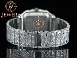 Cadena Cubana de Oro 14K con Diamantes y Logotipo Personalizado, Estilo Hip Hop de Lujo, Unisex, Disponible para Regalo, Precio al por Mayor - Product Image 4