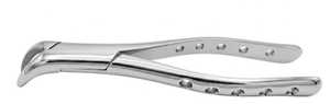 Forceps d'extraction dentaire maxillaire et mandibulaire en acier inoxydable, à bec en S, réutilisable, instrument chirurgical - Product Image 2