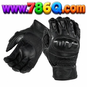 ถุงมือหนังขี่มอเตอร์ไซค์สนับมือแข็งจากปากีสถาน - Product Image 1