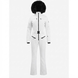 Combinaison de ski pour homme personnalisée, imperméable, coupe-vent, combinaison de neige chaude pour l'hiver avec capuche en fourrure amovible, polyester 220g - Product Image 3