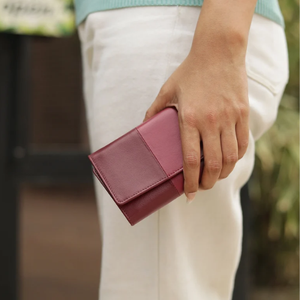 Cartera Trifold de Cuero Genuino Personalizada para Mujer, Protección RFID, Monedero con Bolsillo para Monedas con Cierre, Regalo Grabado Personalizado, a la Moda - Product Image 6