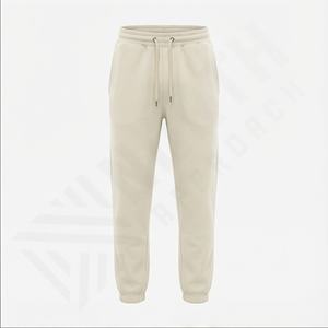 Pantalones de chándal de pierna recta de cintura alta personalizados para hombre, pantalones de chándal para correr, pantalones de chándal de lana de algodón pesado - Product Image 2