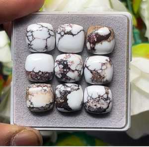 เบาะตาเสือธรรมชาติตัด cabochons สีเหลืองขัดเงาสำหรับการทำเครื่องประดับ - Product Image 3