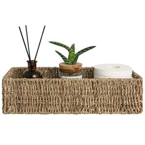 Cesta rectangular de algas marinas para artículos pequeños, cesta de almacenamiento hecha a mano, venta al por mayor, ecológica, hecha en Vietnam - Product Image 2