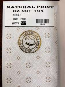 Tela de Sarga de Algodón Orgánico Directo de Fábrica, Acabado Suave Sostenible, Calidad de Exportación para Camisas, Diseño Estampado para Prendas - Product Image 5