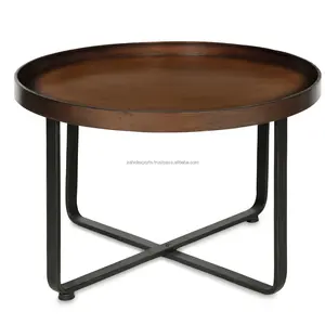 Table basse en métal industrielle de qualité supérieure, meubles pour la maison, table d'appoint en métal design moderne, décoration intérieure de luxe, Zahid Exports - Product Image 3