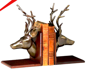 Sujetalibros de metal con diseño de flecha único, acabado dorado, hechos a mano, atractivos sujetalibros para mesa, sala de estar, decoración para libros. - Product Image 2