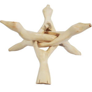 Escultura Boho Chic de Cobra: Base Única para Conchas de Abulón y Geodas - Product Image 4