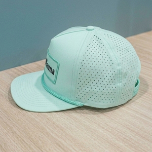 Gorra de Golf Personalizada de 5 Paneles con Cierre a Presión, Logotipo Tejido Perforado con Láser, OEM, ODM, Marca Privada, MOQ Bajo - Product Image 4