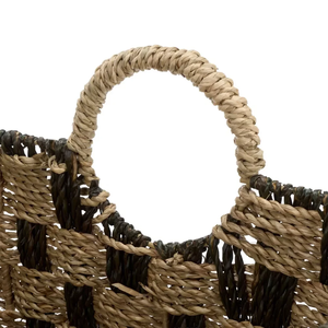 Handwoven <b>Seagrass</b> Nesting <b>Storage</b> <b>Basket</b> with Handles <b>Storage</b> <b>Baskets</b> for Organizing from Vietnam B2B Supplier - Product Image 4