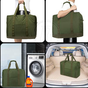 Bolsa de Lona Plegable de Nailon con Cierre, Ligera, Ecológica y de Calidad Premium para Gimnasio, Venta Directa de Fábrica 2026, para Hombre - Product Image 5