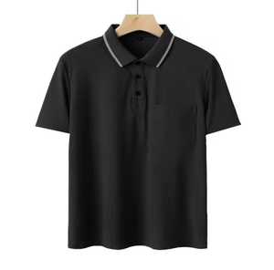 Men's Short Sleeve <b>Polo</b> <b>Shirt</b> Solid Oxford Fabric Casual Regular Fit <b>With</b> <b>Pocket</b> Button Front Woven Style - Product Image 6