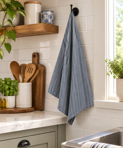 Paño de Cocina de Algodón Tejido a Rayas Verdes Sai Impex, Premium, Antideslizante, Textil Moderno y Sostenible para Cocina y Hotel - Product Image 5