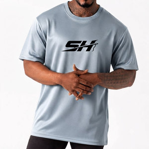 Fitness Wear Men's Oversized Gym T-<b>Shirt</b> OEM Service Wholesale Cheap Price Lightweight Eco Friendly Fabric Tee Summer Wear - Product Image 1
