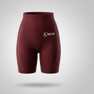 กางเกงขาสั้นออกกำลังกายผู้หญิง ระบายอากาศได้ดี ไร้รอยต่อ สไตล์สตรีทแวร์ ยกกระชับสะโพก เหมาะสำหรับฟิตเนส โยคะ และกิจกรรมกลางแจ้ง - Product Image 1