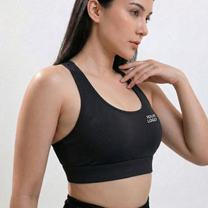 Sujetador deportivo para mujer con almohadillas extraíbles, diseño cruzado, de alto soporte, tipo top corto, para correr, fitness y yoga - Product Image 1