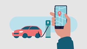 Station de recharge intelligente pour véhicules électriques, application mobile, recherche de chargeurs en temps réel, connectivité véhicule, recharge rapide, compatible Android et iOS - Product Image 3