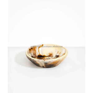 Handcrafted Wavy Edge <b>Resin</b> Bowls || Durable and Stylish Multi-Purpose Bowls for Dining and Gifting || Unique Craft India - Product Image 2