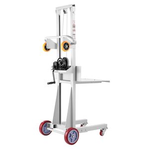 Sollevatore Manuale per Materiali con Capacità di 3 Tonnellate, Altezza Massima di Sollevamento 51,1 cm e Carrello Elevatore per Pallet da 400 Libbre - Product Image 1