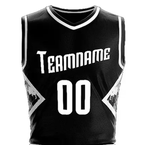 Uniformes Deportivos Personalizados al por Mayor, Camisetas de Baloncesto Sublimadas, Reversibles, de Malla, para Equipos Deportivos - Product Image 3