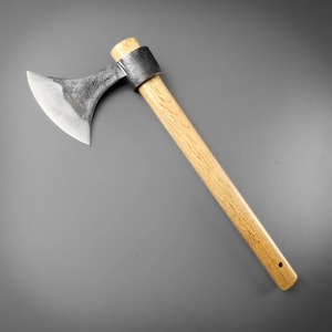 Hache industrielle de qualité supérieure, tête en acier forgé à haute teneur en carbone, manche en bois, outil de déboisement, hache de camping d'extérieur, longueur totale 20 po - Product Image 2