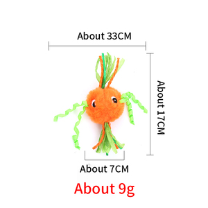 Jouet interactif en peluche douce et ronde pour chats, en forme de balle à gratter multicolore, vente en gros, offre spéciale - Product Image 4