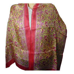Bufanda Larga de Seda de Alta Calidad con Diseño Paisley Indio, Accesorio de Moda Perfecto para Fiestas, Ideal para Vestimenta Elegante y con Estilo - Product Image 1