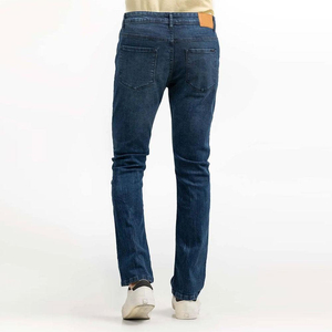 High Quality Slim Fit Denim Pants Best Design Lightweight Fabric Solid Blue Color High-Waist <b>Jeans</b> With Wholesale Price - Product Image 6