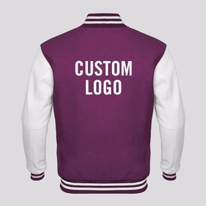 <b>Men's</b> New Fashionable Slim Fit Varsity <b>Jacket</b> Custom OEM Design with Stand Collar Quick Dry for Winter Low MOQ High Street Style - Product Image 6