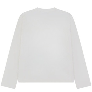 Men Loose Fit Long Sleeve Cotton T Shirt <b>Small</b> <b>Chest</b> Print Crewneck Casual Daily Wear Street Style Top OEM Wholesale Supplier - Product Image 2