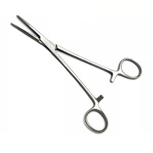 Pinzas Hemostáticas Crile de Grado Quirúrgico de 18 cm para Uso Médico Veterinario, Instrumento Quirúrgico Manual de Acero Inoxidable ORTHO GENIX - Product Image 1
