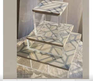 Opal Heritage Acrylic Decorative <b>Gift</b> <b>Box</b> with Artisan Mother of Pearl Inlay Wooden Cover for Eid <b>Hampers</b> Festive Presentation - Product Image 5