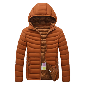 New Custom Men's Thick Down Jacket Keep Warm Outdoors Light-<b>weight</b> Winter Down Jacket for Men - Product Image 3