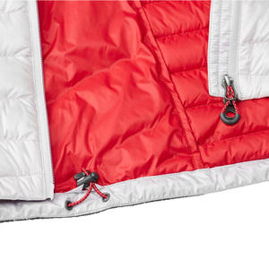 Casual padded puffer jacket for men with full <b>zip</b> closure and warm stylish winter men's jackets for walking - Product Image 5