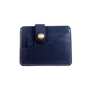 Elegante Tarjetero de Cuero para Hombre, Cartera Delgada de Cuero Genuino, Estuche Minimalista para Tarjetas de Crédito, Organizador de Bolsillo Compacto - Product Image 3