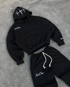 Conjuntos de Sudadera y Pantalones Deportivos Unisex YITE para Invierno, Estilo Urbano, Sudadera Holgada con Capucha, Pantalones Deportivos de Felpa 100% Algodón Pesado, Conjunto Deportivo Extra Grande para Hombre - Product Image 6